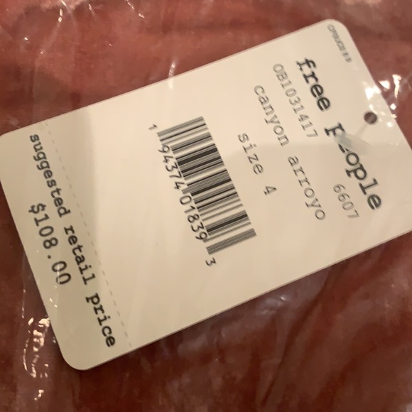 FREE PEOPLE VELVET MY LACEY SKIRT CANYON ARROYO - Picture 12 of 13